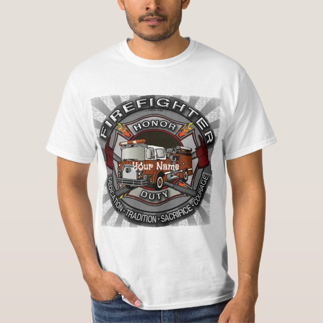 Camiseta de honor del bombero (Anverso)