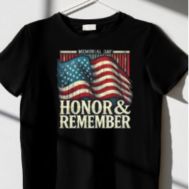 Camiseta de "honor y recuerdo"