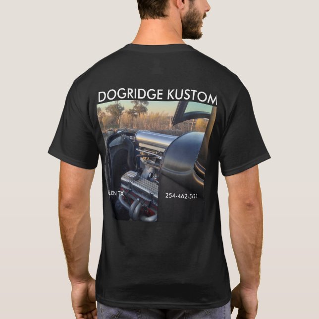 CAMISETA DE HOTROD. DOGRIDGE KUSTOMS (Reverso)