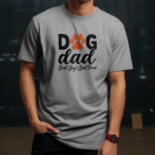 Camiseta de Huella de Garra de Papá Perro Diseño