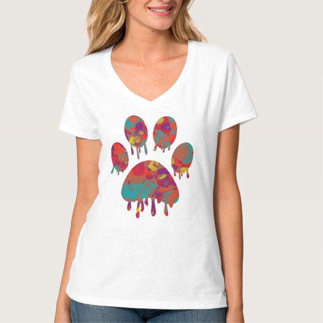 Camiseta de Huella de Pata (Anverso)