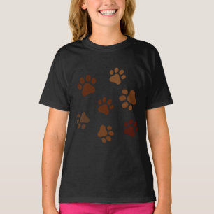 Camiseta de Huellas de Patas Lodosas