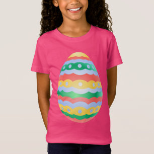 Camiseta de huevo de pascua del Chica de Pascua