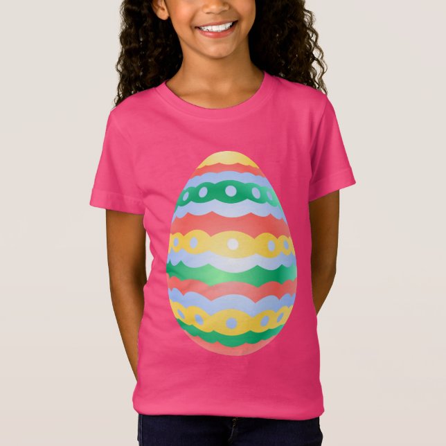 Camiseta de huevo de pascua del Chica de Pascua (Anverso)