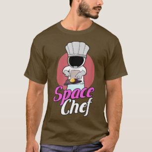 Camiseta de huevo universal del chef astronauta es