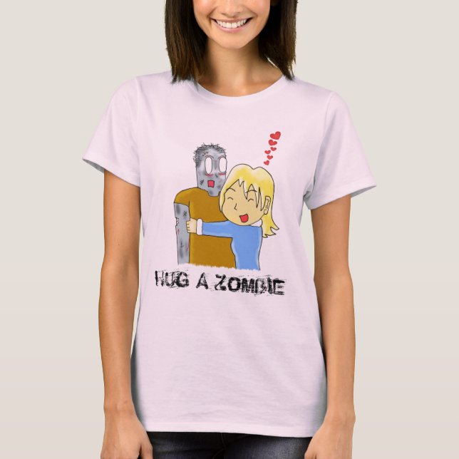 Camiseta de Hug A Zombie (Anverso)