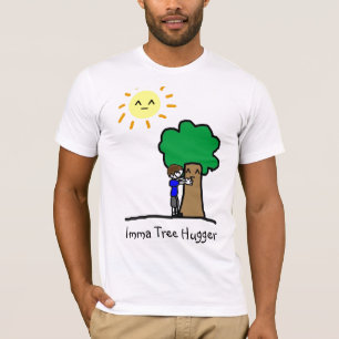 Camiseta de Hugger del árbol
