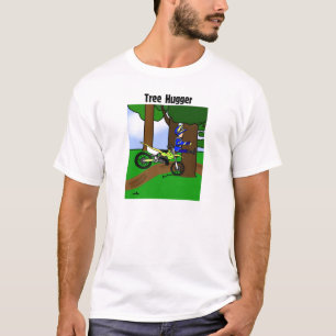 Camiseta de Hugger del árbol de la bici de la