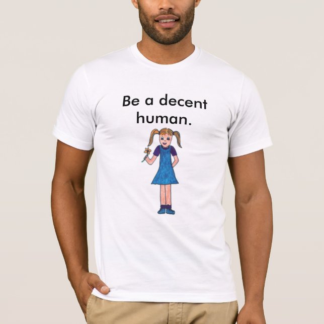Camiseta de Humano Decente (Anverso)