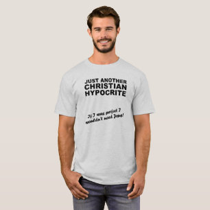 Camiseta de Humor Cristiano Solo Otro Hipócrita