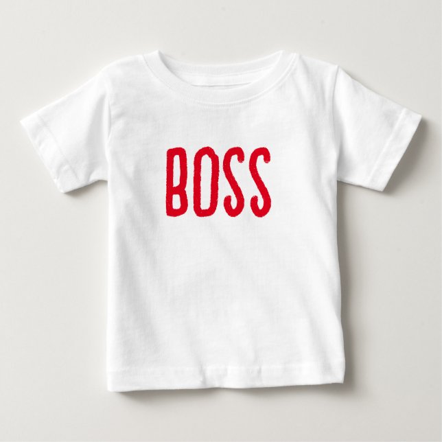 Camiseta de humor de BOSS para bebé / niños (Anverso)