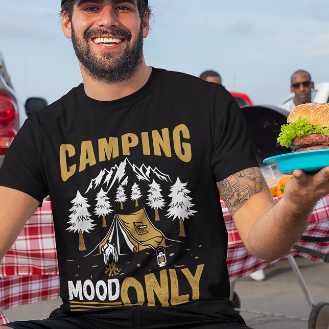 Camiseta de humor de camping vida al aire libre (Subido por el creador)
