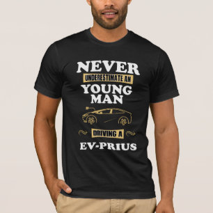 Camiseta de Humor de Coche EV - PRIUS