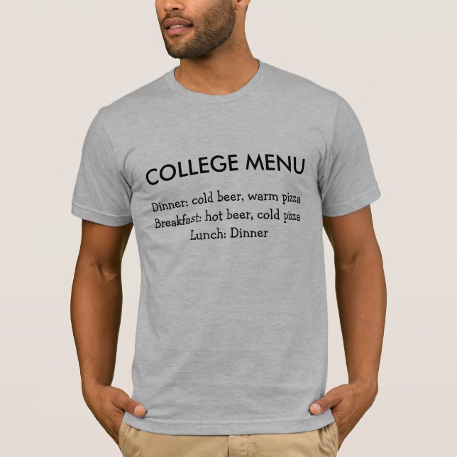 Camiseta de Humor de Comida para hombres (Anverso)