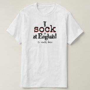 Camiseta de humor de gramática divertida para nerd