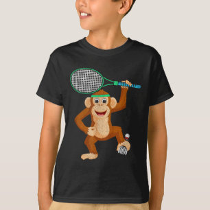 Camiseta de humor deportivo de animal chimpancé de