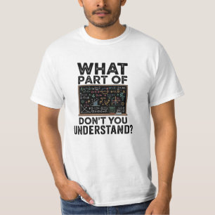 Camiseta de Humor Matemático para Maestros Qué P