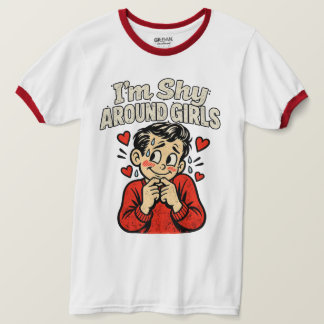 Camiseta de humor nervioso ansiedad social