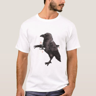Camiseta de humor oscuro Strutting Raven