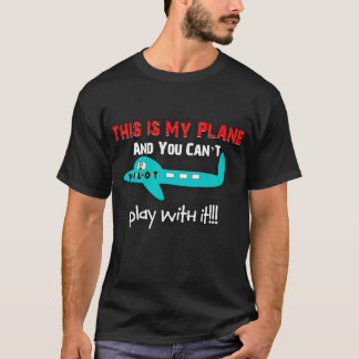 Camiseta de humor piloto
