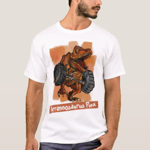Camiseta de Humor T-Rex para Amantes del Gimnasio 