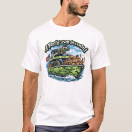 Camiseta de humor "Un Party-zan en control"