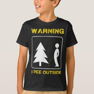 Camiseta de I Pee Outside - Camiseta de Camping _1