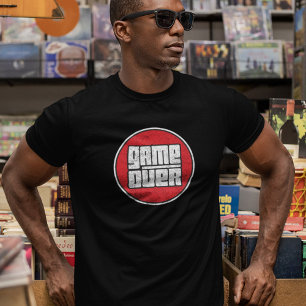 Camiseta de icono de Game Over