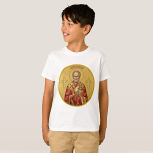 Camiseta de icono ortodoxo de San Nicolás