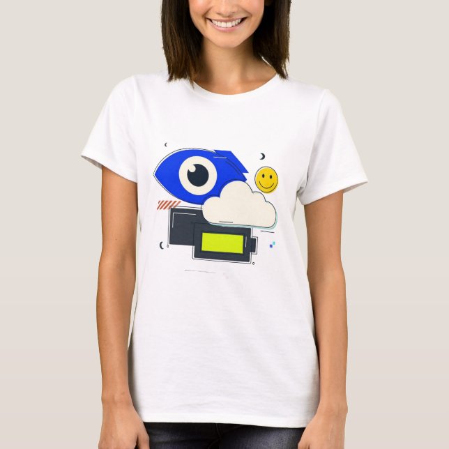 Camiseta de iconos de caos Weirdcore (Anverso)