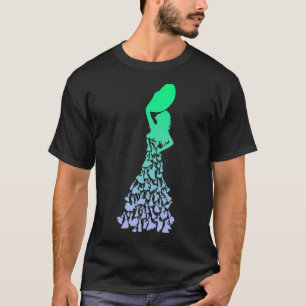 Camiseta de Iconos Flamenco para Chicas Flamenco
