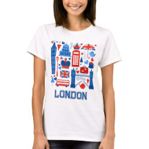 Camiseta de iconos pop de Londres