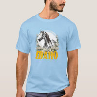 Camiseta de Idaho Appaloosa con borde