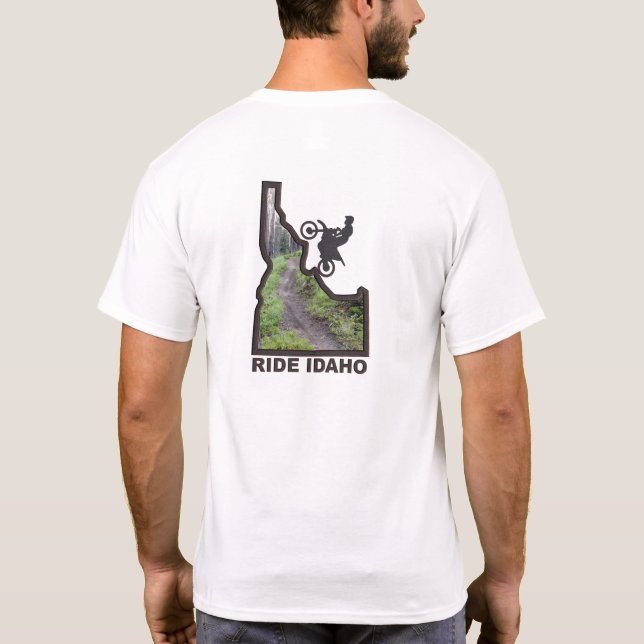 Camiseta de Idaho del paseo (Reverso)
