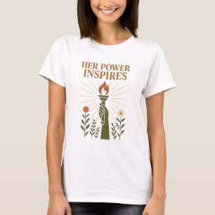 Camiseta de igualdad feminista retro que inspira s