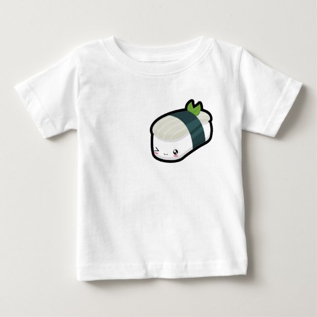 Camiseta de Ika Nigiri del bebé (Anverso)