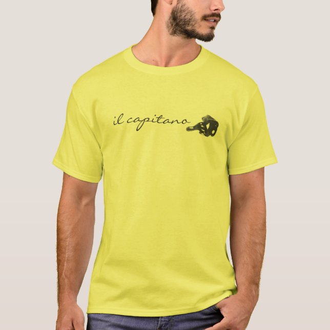 Camiseta de IL Capitano del dell'Arte de Commedia (Anverso)