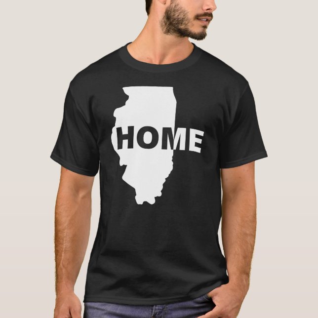 Camiseta de Illinois Hogar Lejos de Casa (Anverso)