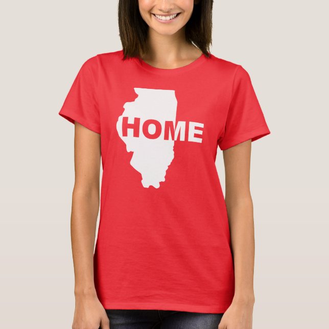 Camiseta de Illinois Hogar Lejos de Casa (Anverso)