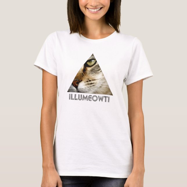 Camiseta de Illumeowti (texto negro) (Anverso)