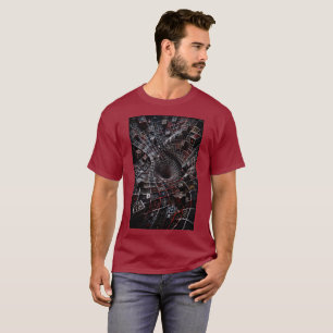 Camiseta de ilusión 3D Quantum Grid