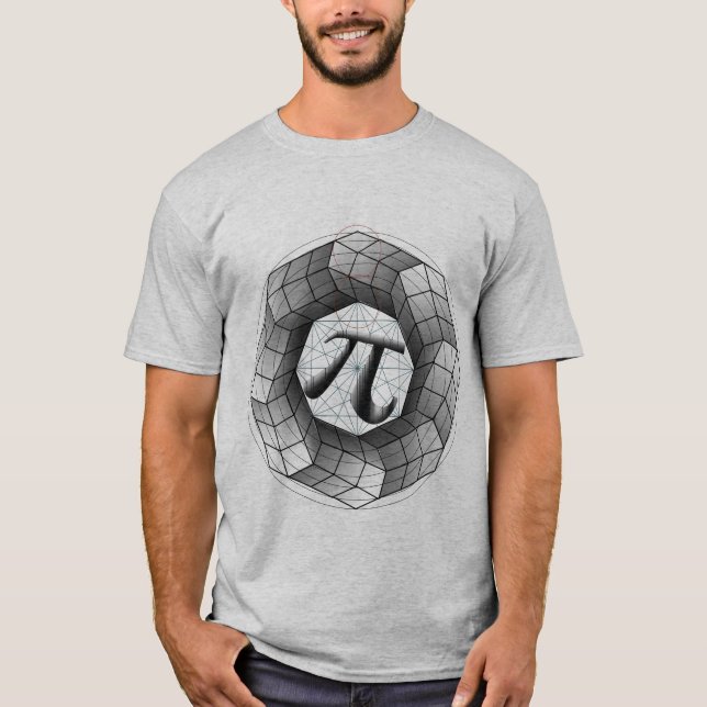Camiseta De Ilusión Óptica Pi Matemática - Perfect (Anverso)