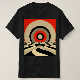 Camiseta de ilusión óptica retro - Psiquiatría de