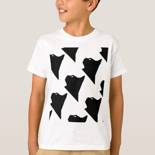 Camiseta de Ilustracion de gato (Anverso)