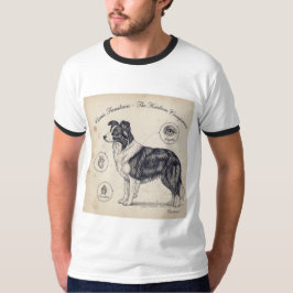 Camiseta de Ilustracion de perro de color de la fr