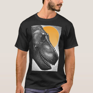 Camiseta de ilustración de retrato de Tyrannosauru