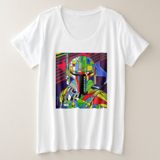 Camiseta de Ilustracion de robot vector colorido