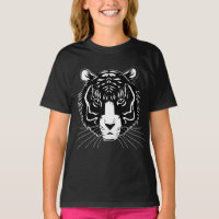Camiseta de Ilustracion del vector del tigre