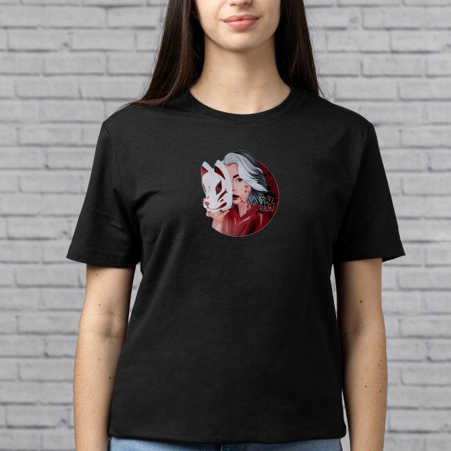 Camiseta de Ilustracion muyín rojo y negro (Subido por el creador)