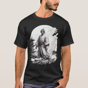 Camiseta de Ilustracion Samurai japonesa
